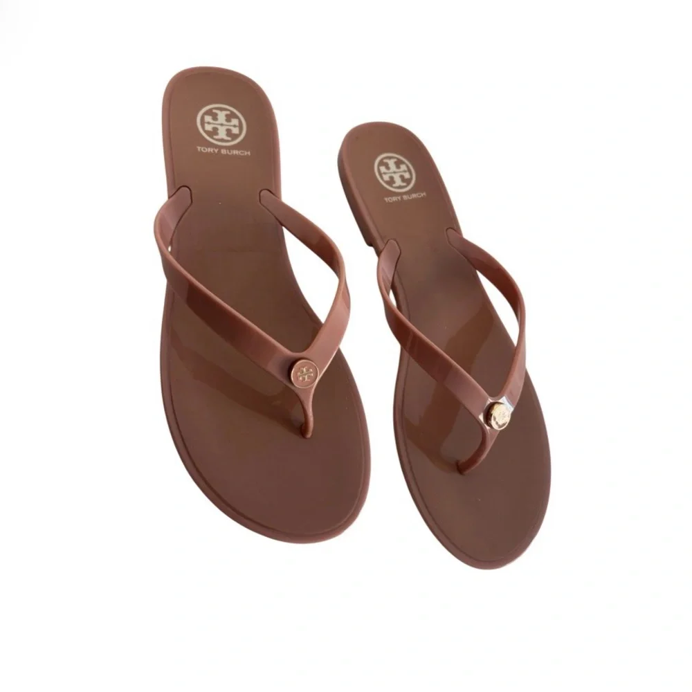 Tory Burch Studded Jelly Flip Flops NWT